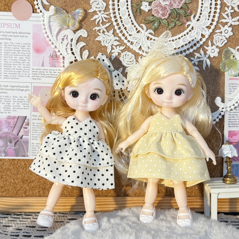 Kids Toys 3 Year Old - دمى BJD بطول 15-17 سم، دمى
