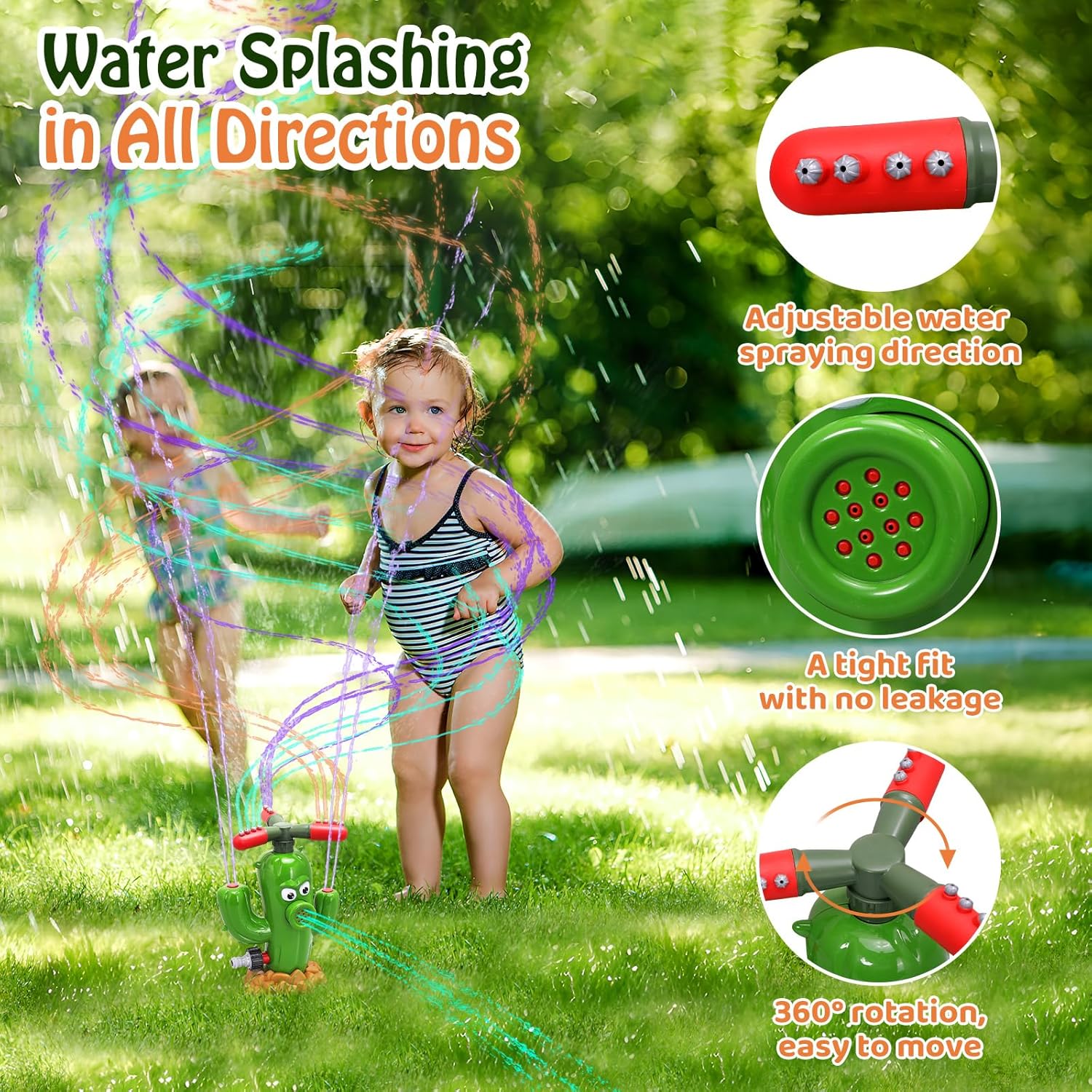 لعبة رش الماء على شكل صبار، مر - مراجعة Kids Yard Toys وسعره