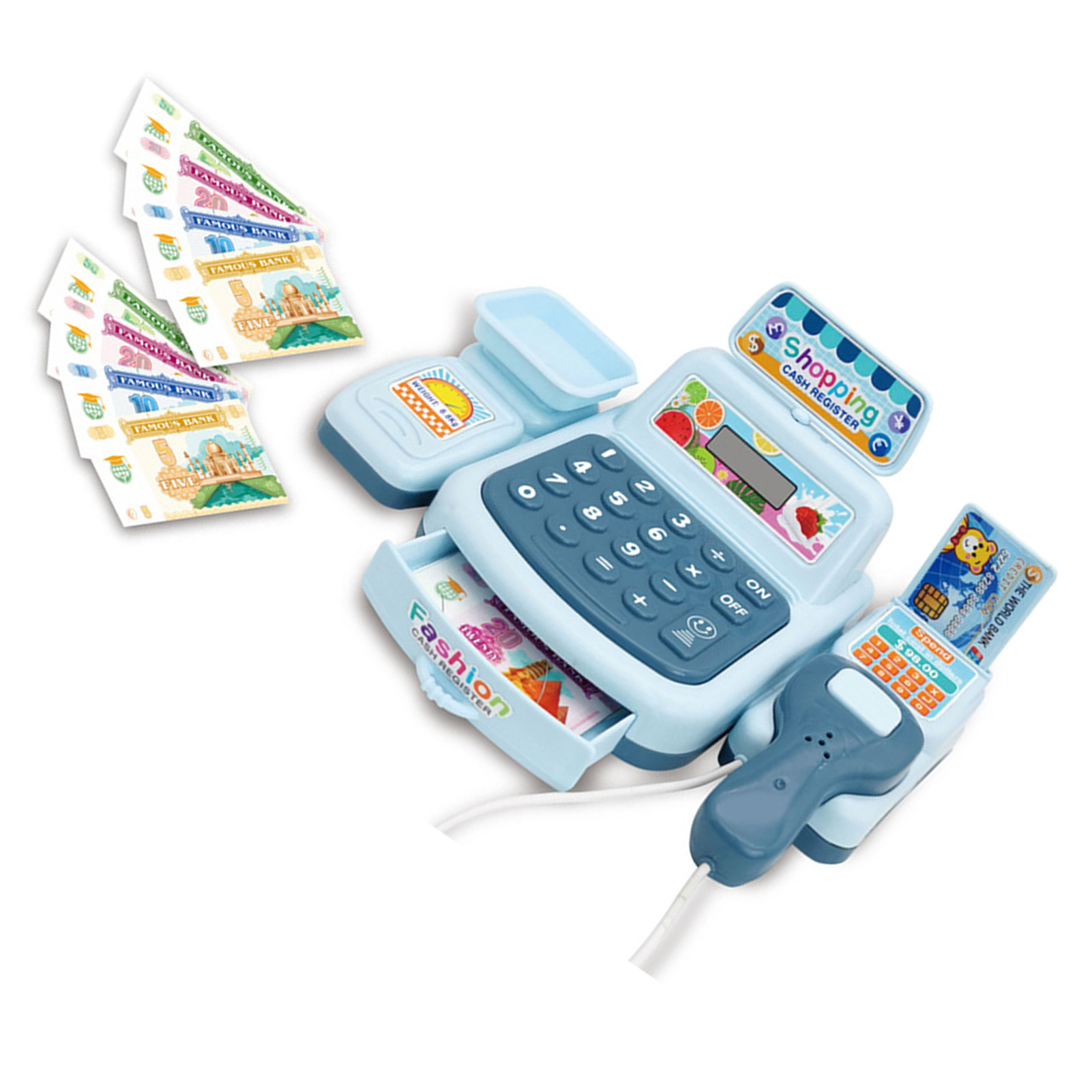 مجموعة ألعاب ماكينة تسجيل النق - مراجعة Toy Cash Register وسعره