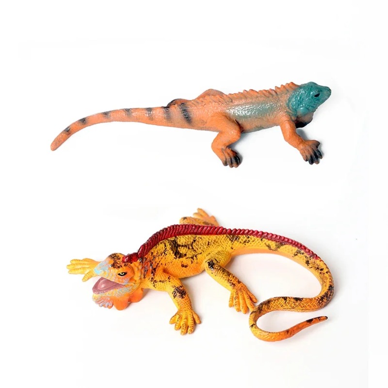 مجسمات حيوانات الزواحف: إغوانا - مراجعة Kids Toys Reviews وسعره