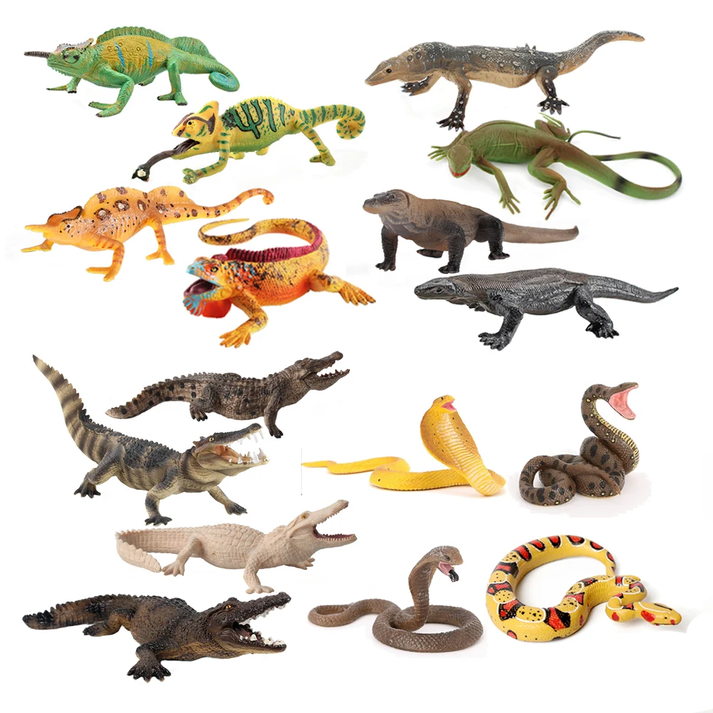 نموذج بلاستيكي لحيوان الحرباء، - مراجعة Kids Toys Reviews وسعره