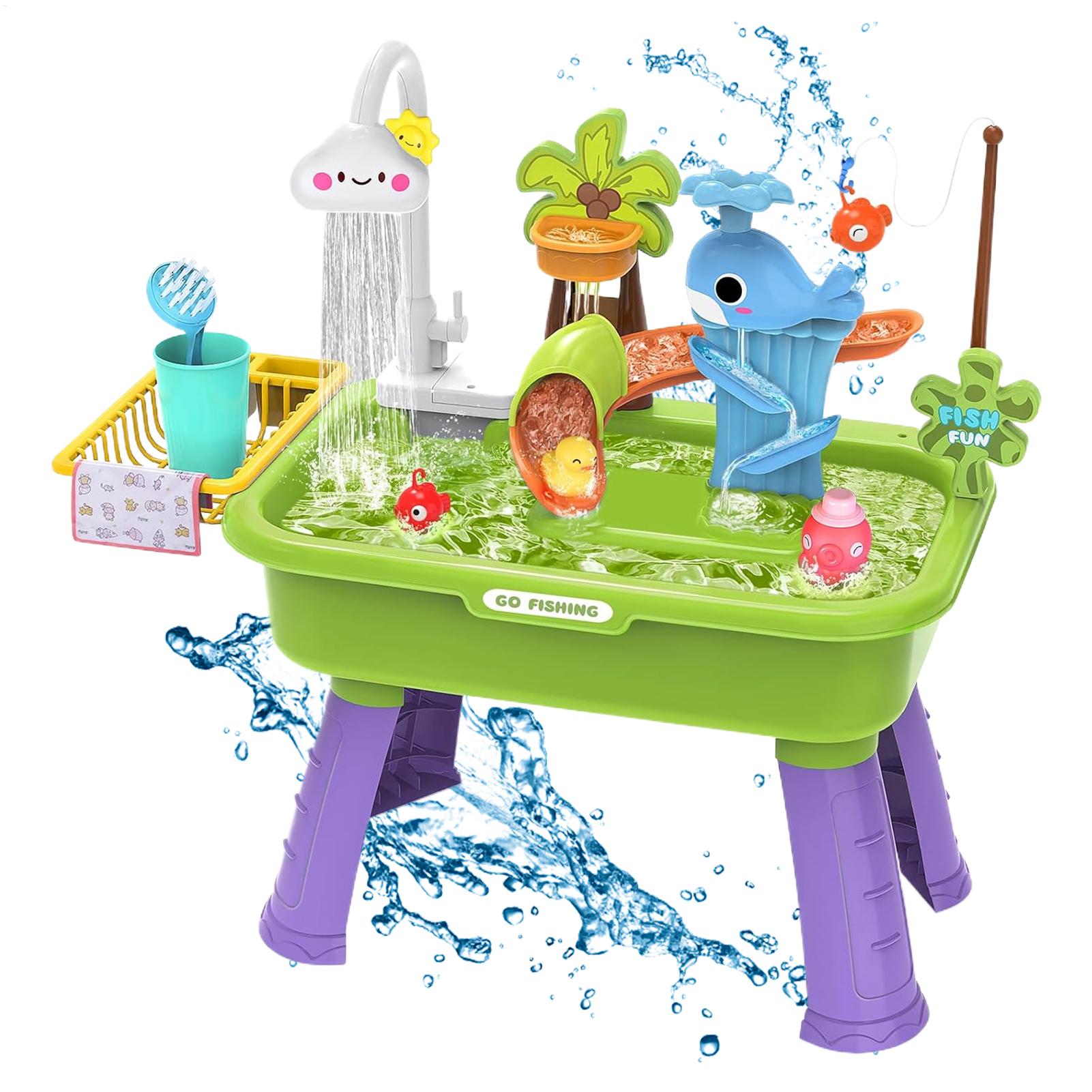 حوض لعب كهربائي للأطفال مع ميا - مراجعة Kids Toys Kitchen Set وسعره